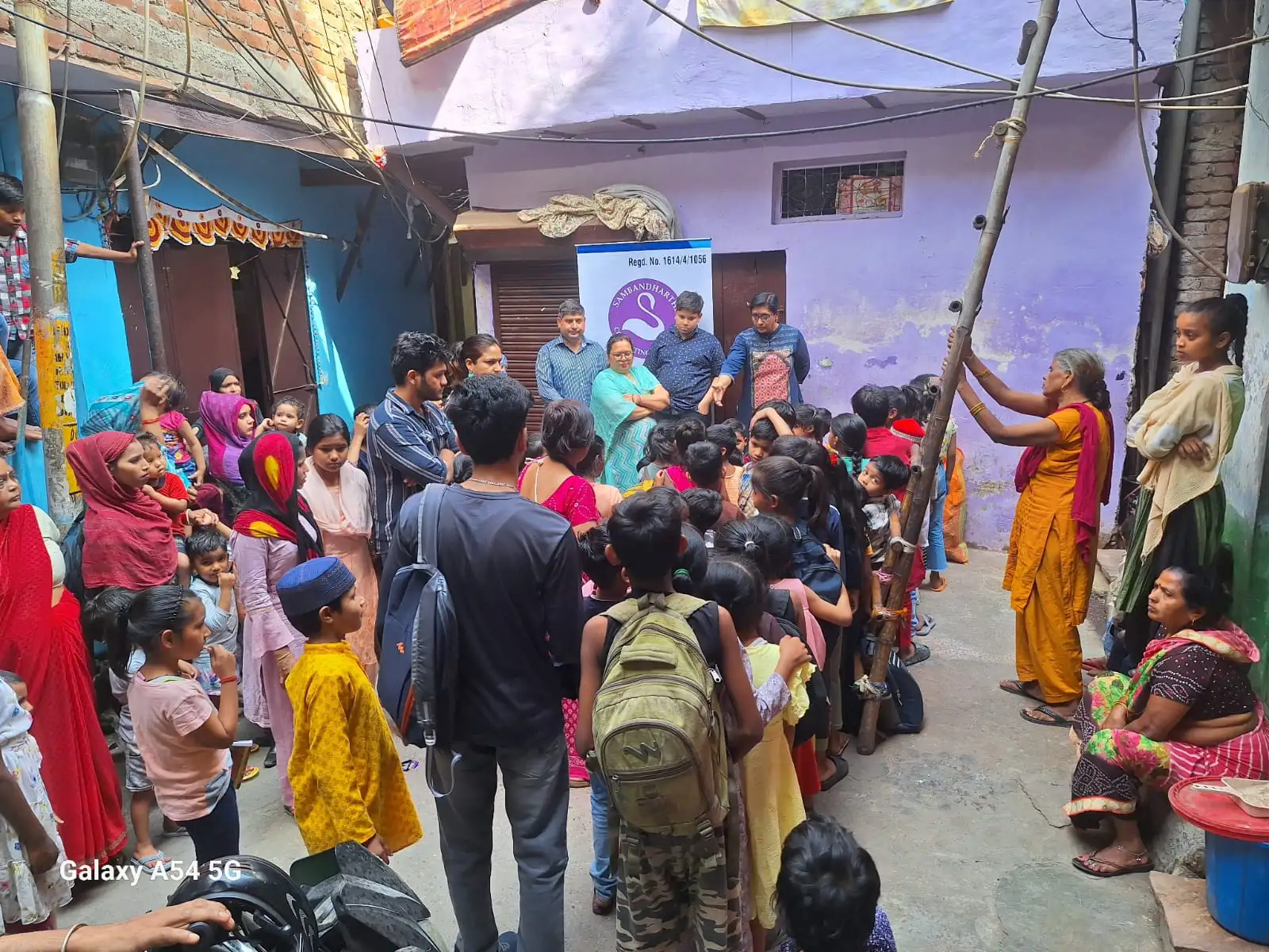 Community awareness or education session in progress